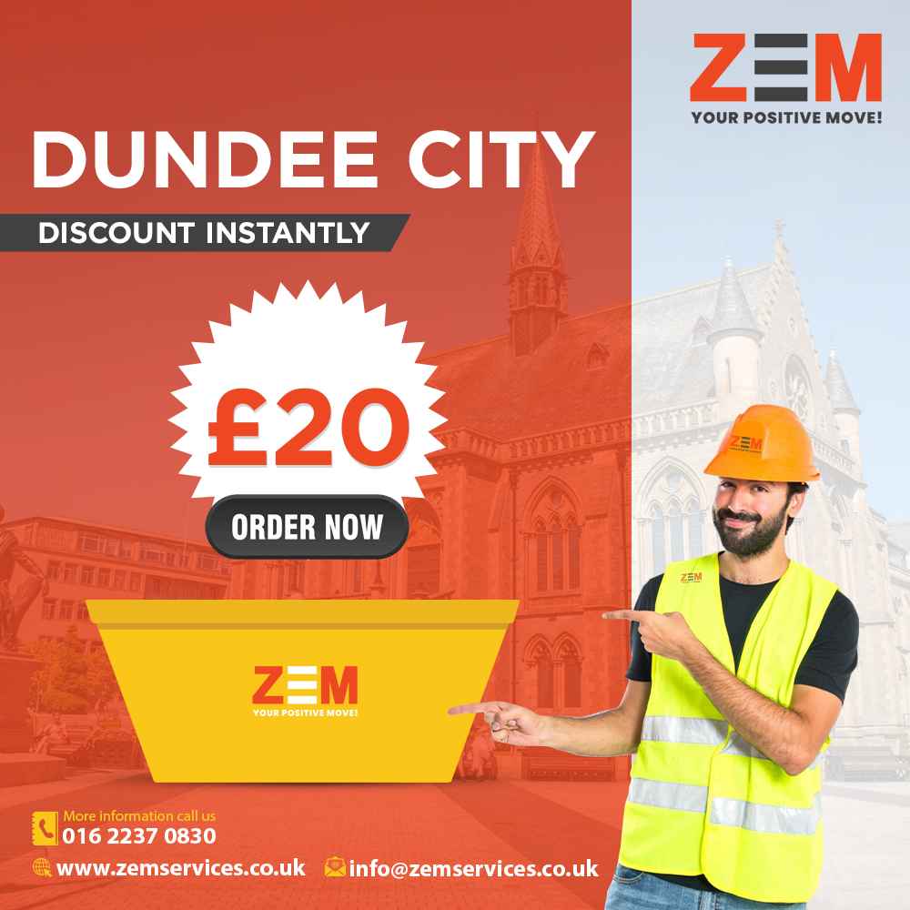 Skip Hire Dundee City Get £20 Discount Book Online Today