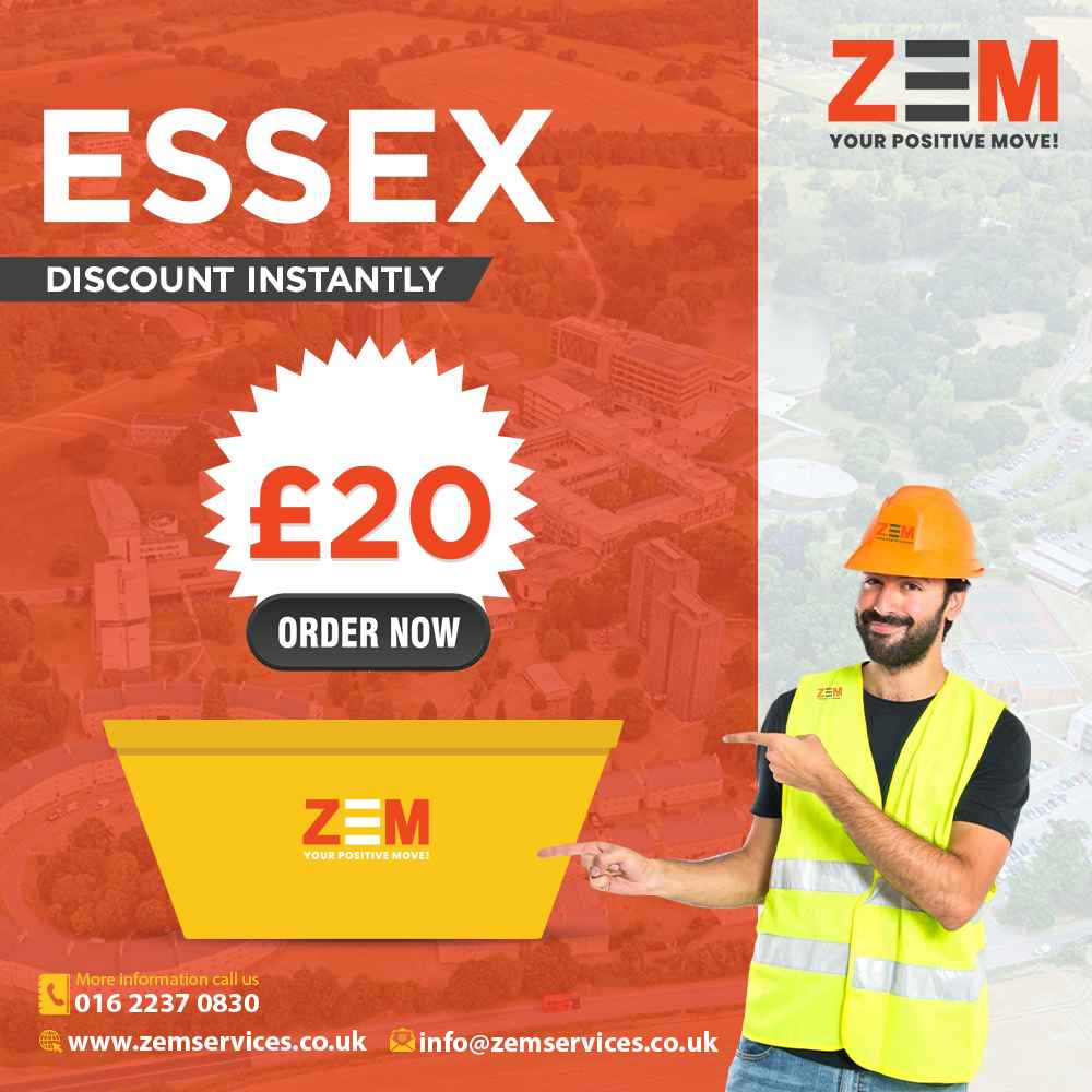 Skip Hire Essex Get £20 Discount Book Online Today