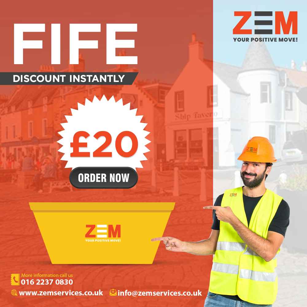 Skip Hire Fife Get £20 Discount Book Online Today
